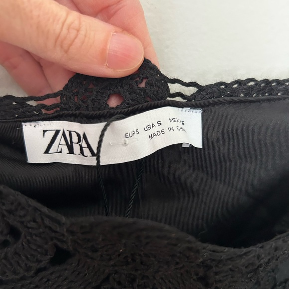 Zara macrame knit midi dress - Picture 8 of 10